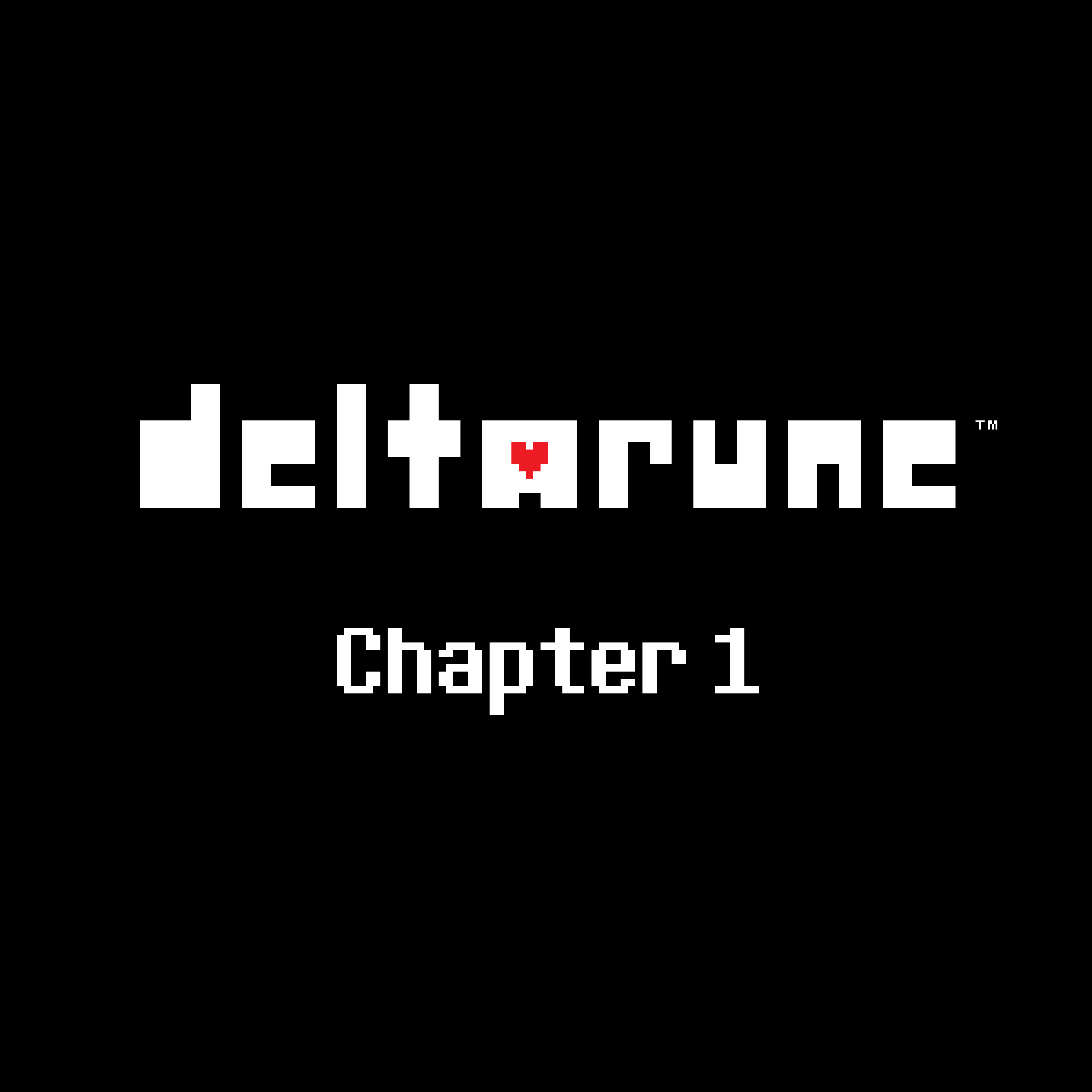 Deltarune chapter 1 logo